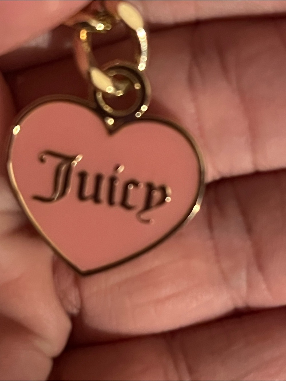 Juicy Couture Pink Strawberry Patch Tote with Branded Strap - Picture 4 of 7
